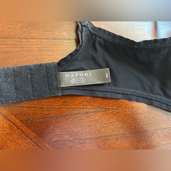 NATORI Elegant Black Lace Bra size 36D maternity - Picture 7 of 8